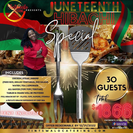 The Ultimate Hibachi Juneteenth Package